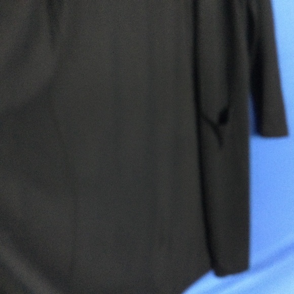 Joan Vass Medium Long duster Open Cardigan Black Knit - Picture 6 of 14